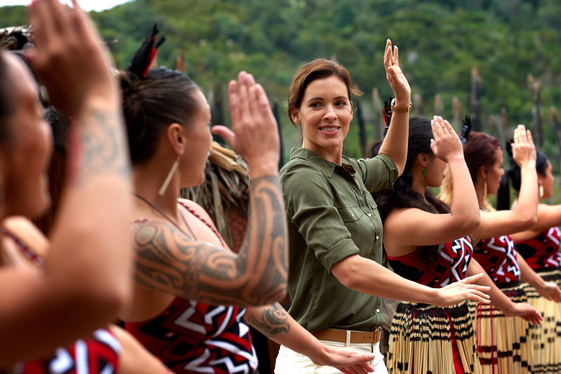 Haka-Tanz in Rotoura