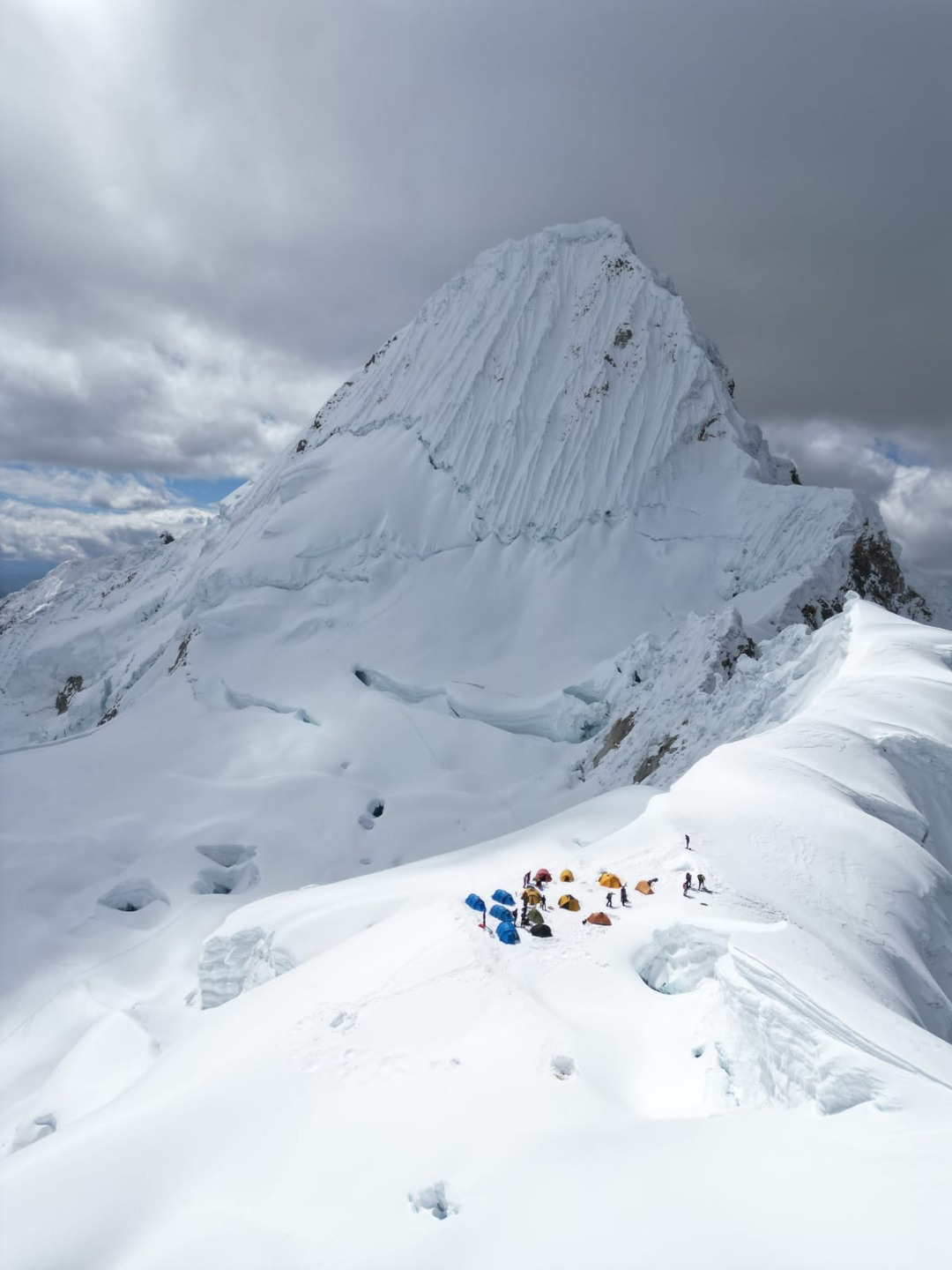 Aussicht zum Nevado Alpamayo