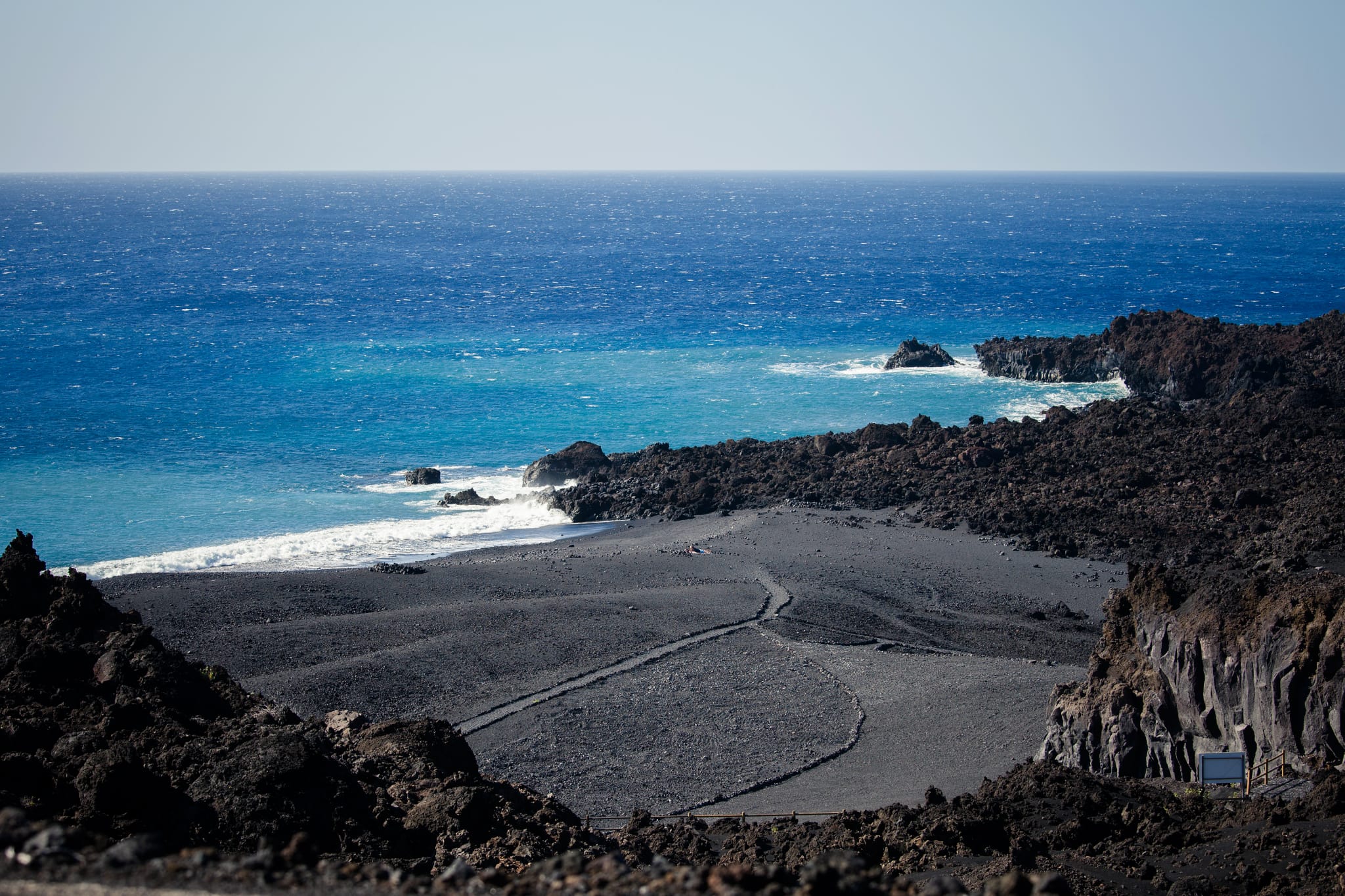 An der Küste von Fuencaliente auf La Palma