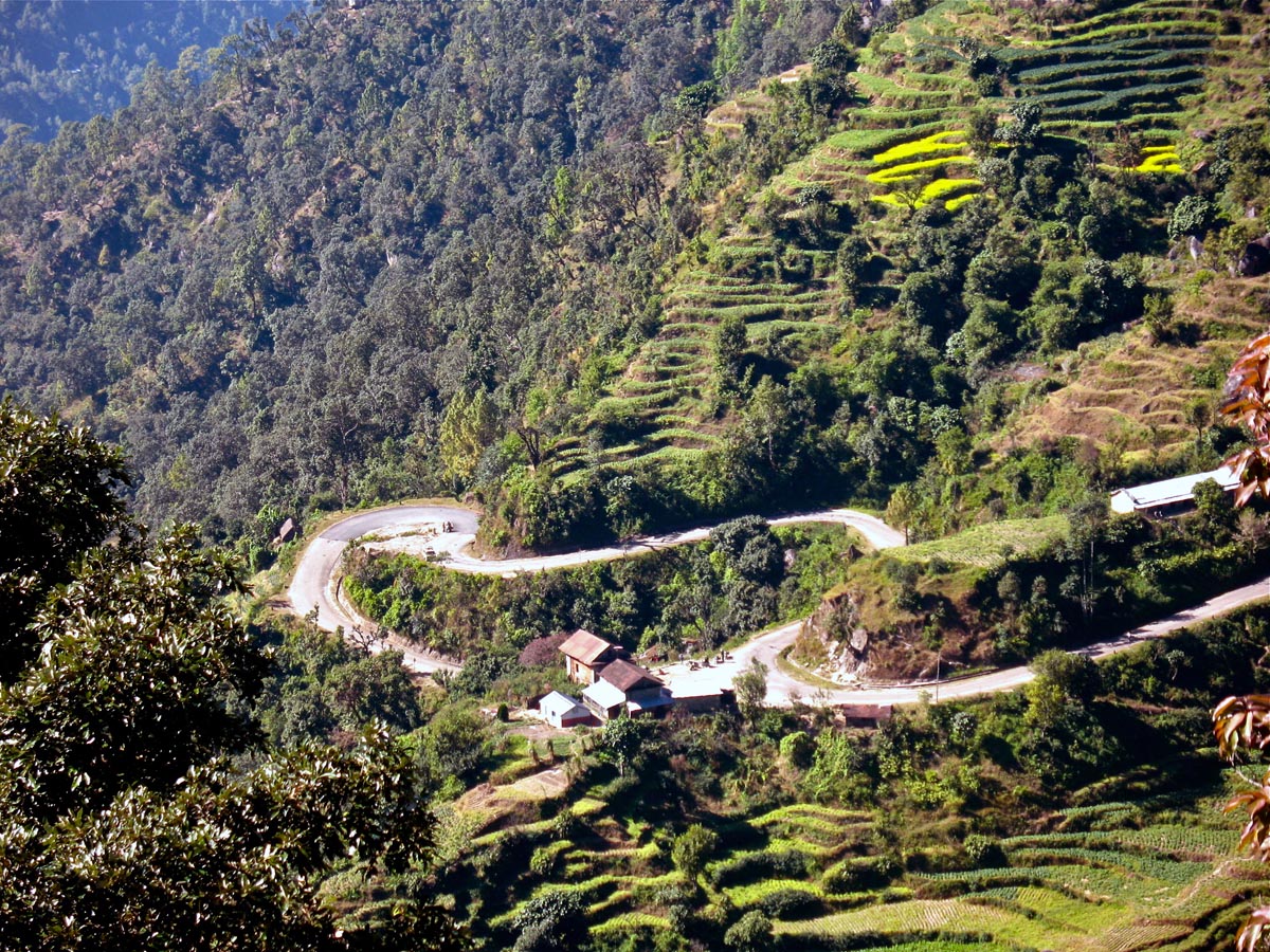 Auf dem Motorrad durch das Nepalesische hinterland