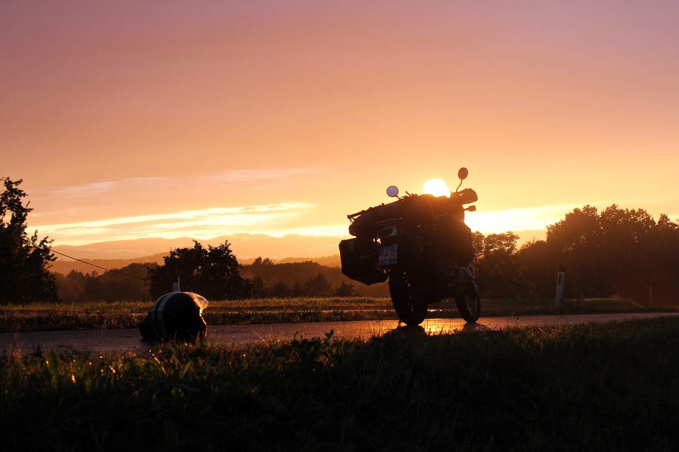 Mit dem Motorrad der Sonne entgegen - Rumänien