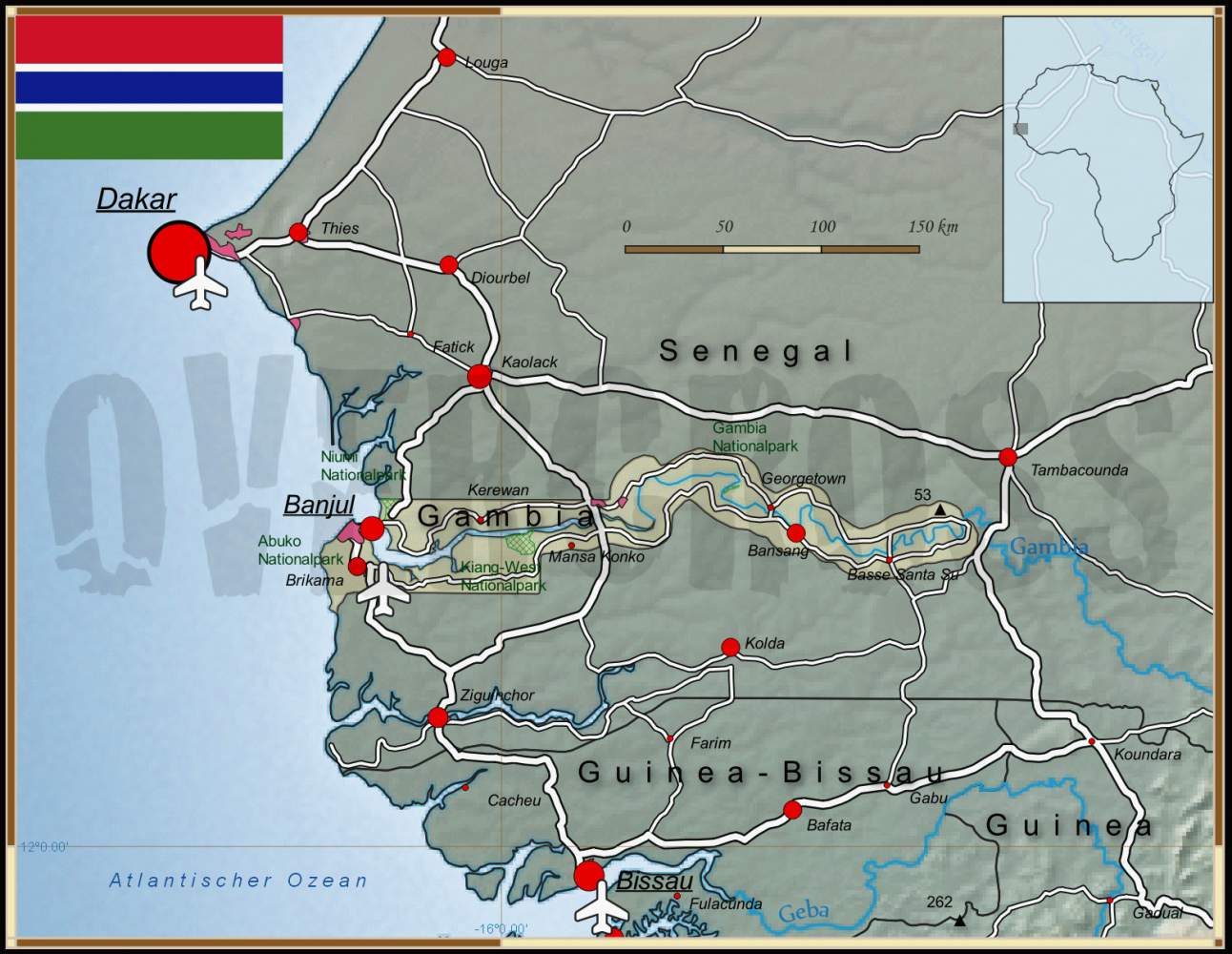 Overcross Informationen Zu Gambia Einreisebestimmungen Klima Wahrung Sprache Etc