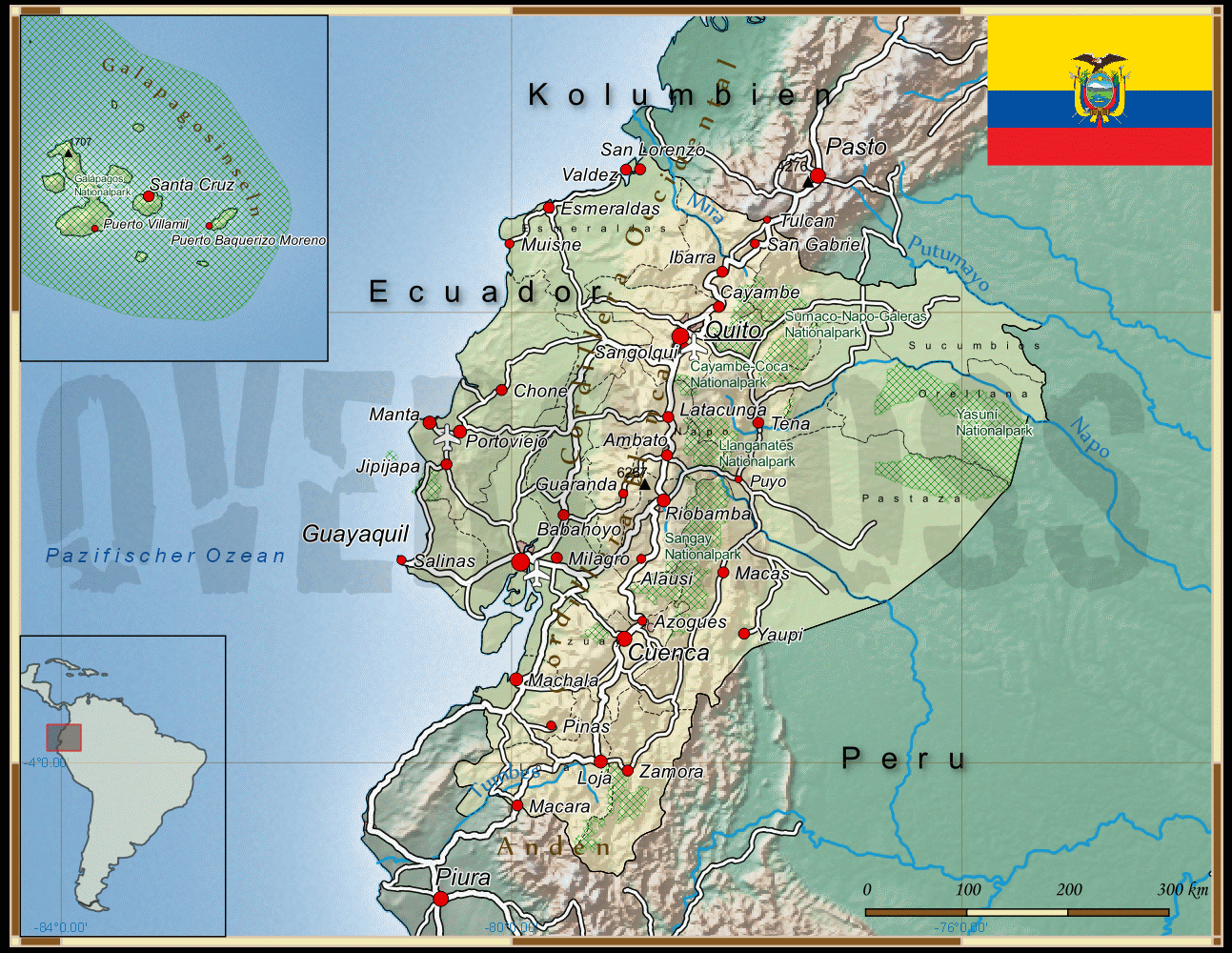 Overcross Informationen Zu Ecuador Einreisebestimmungen Klima Wahrung Sprache Etc
