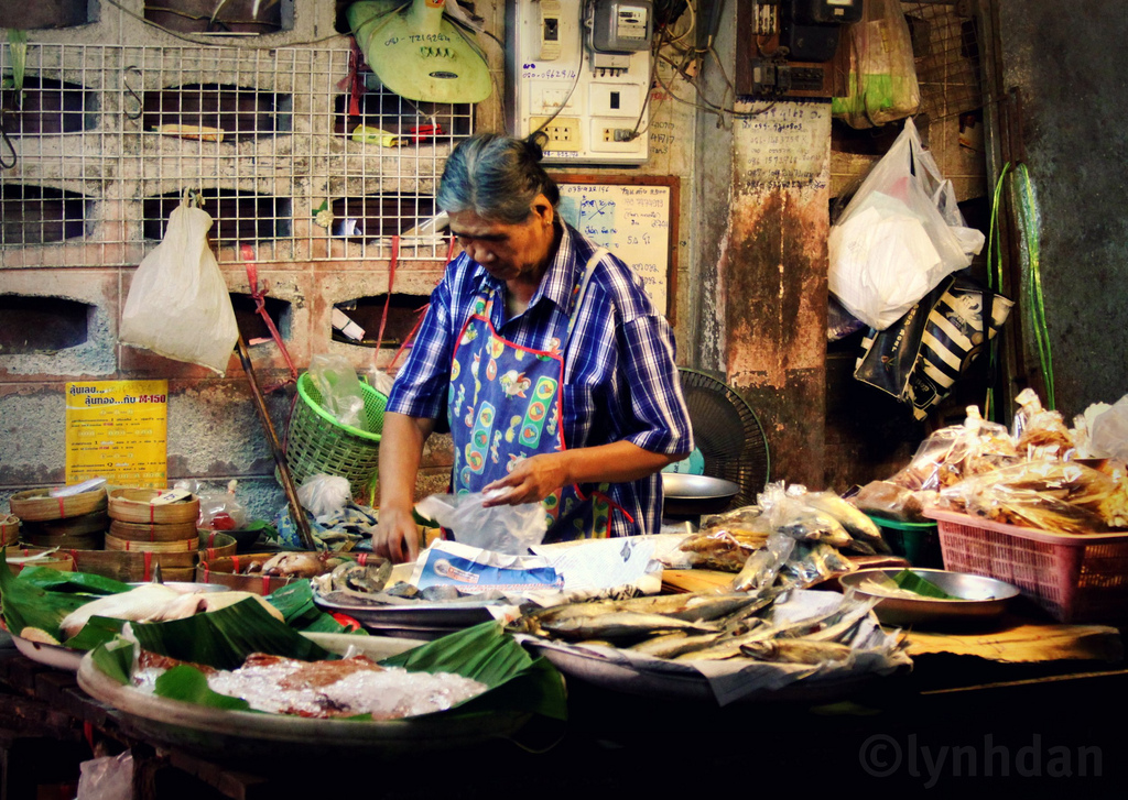 Markt in Laos, Erlebnisreise vom Reiseveranstalter OVERCROSS